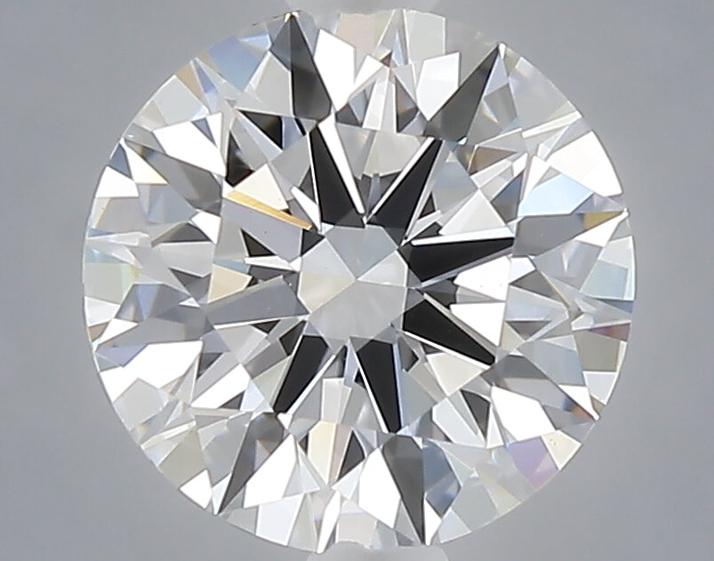 1.29 carat round lab grown diamond E color VVS2 clarity