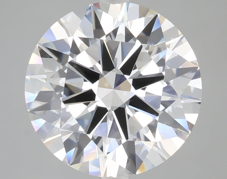 5.02 carat round lab grown diamond F color VS1 clarity