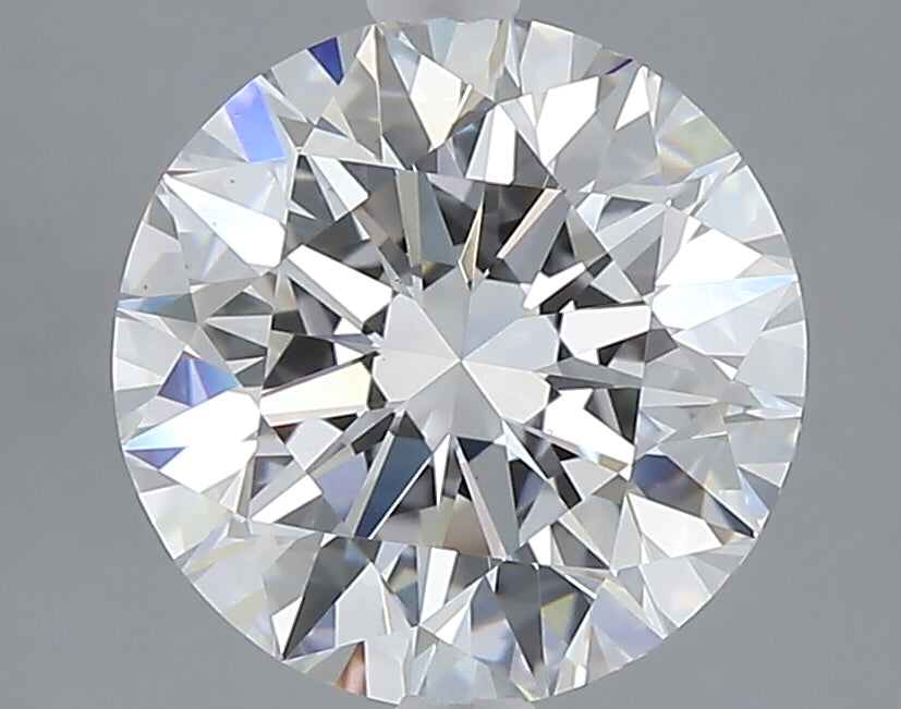 3.02 carat round lab grown diamond F color VS1 clarity