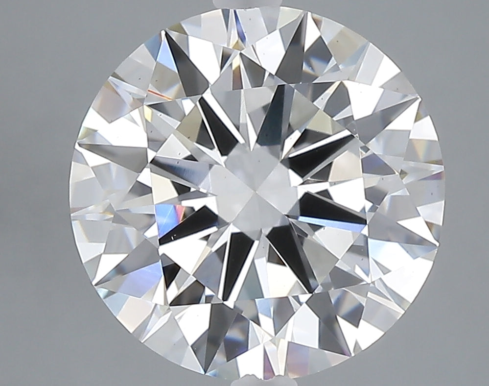 5.01 carat round lab grown diamond F color VS1 clarity