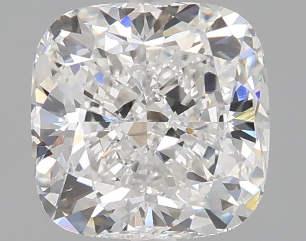 2.03 carat cushion lab grown diamond E color VVS2 clarity