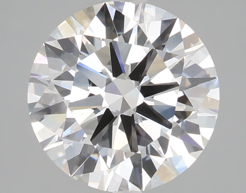 3.02 carat round lab grown diamond E color VS1 clarity