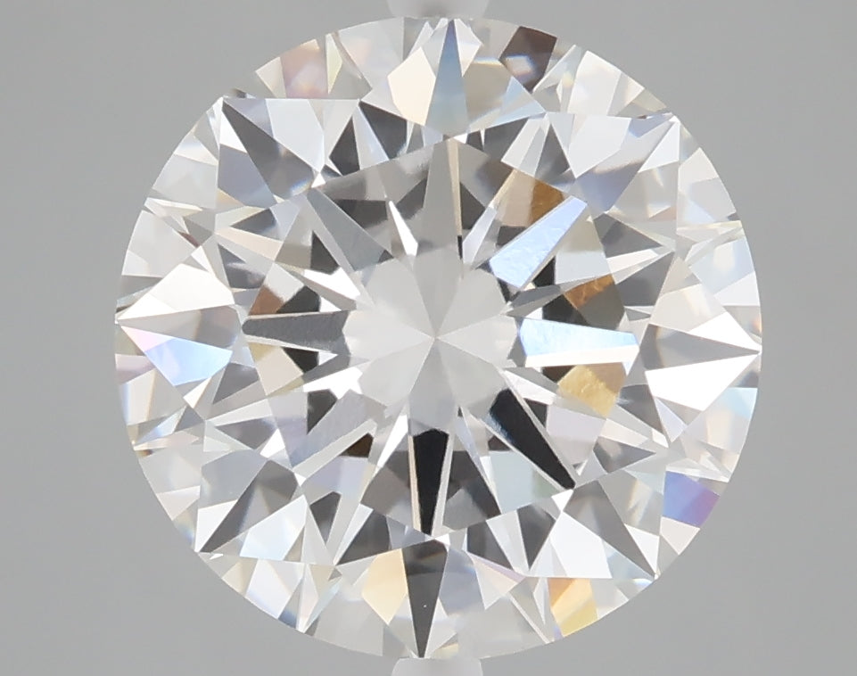5.00 carat round lab grown diamond E color VVS2 clarity