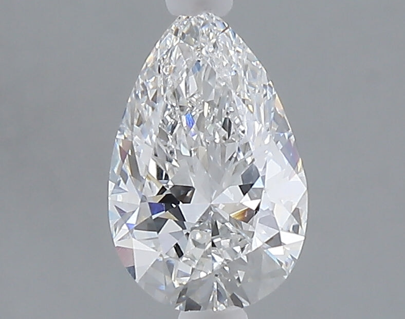 1.02 carat pear lab grown diamond D color VVS2 clarity