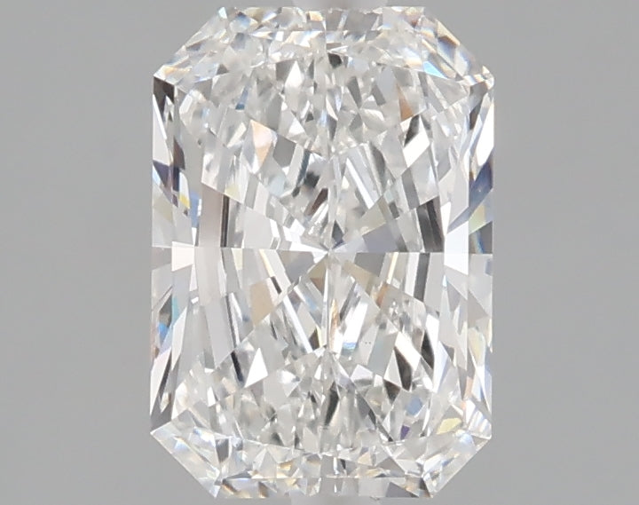 1.58 carat radiant lab grown diamond D color VVS2 clarity