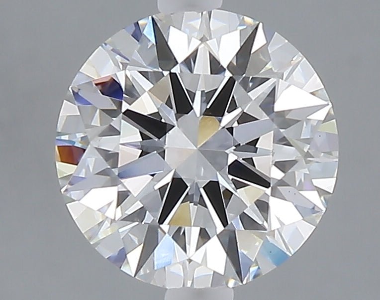 2.07 carat round lab grown diamond E color VVS2 clarity