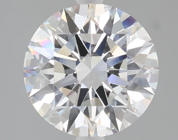 2.08 carat round lab grown diamond E color VVS2 clarity