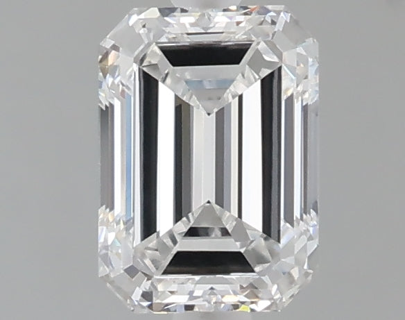1.01 carat emerald lab grown diamond D color VVS2 clarity
