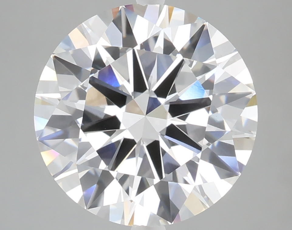 5.01 carat round lab grown diamond E color VS1 clarity