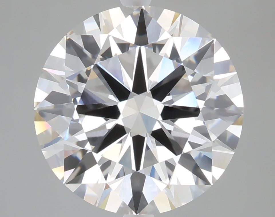 5.00 carat round lab grown diamond E color VVS2 clarity