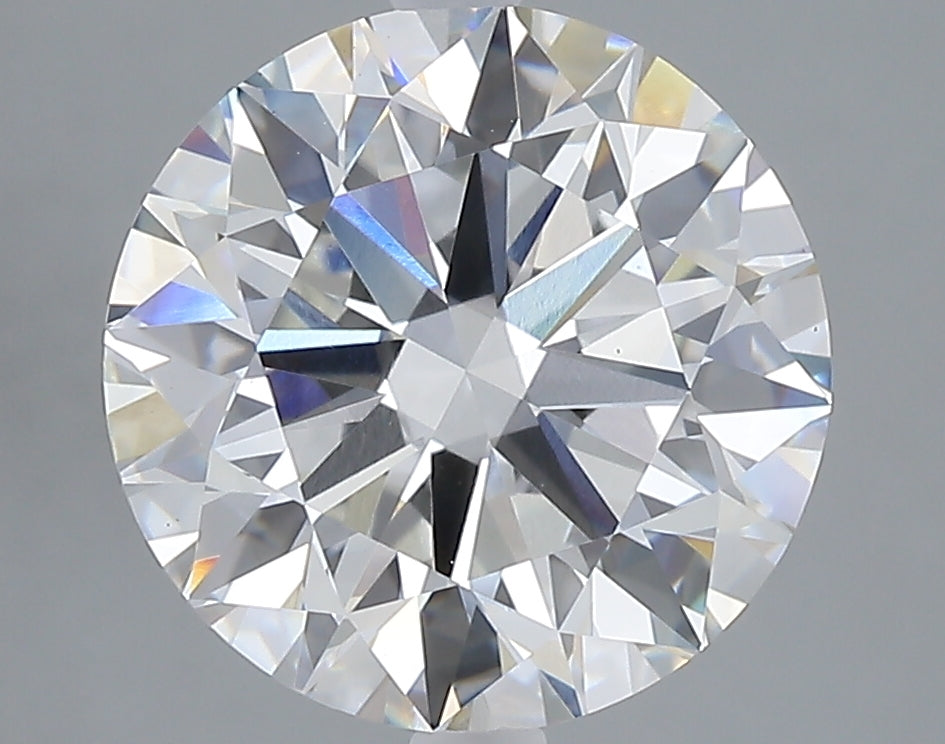 4.54 carat round lab grown diamond F color VS1 clarity