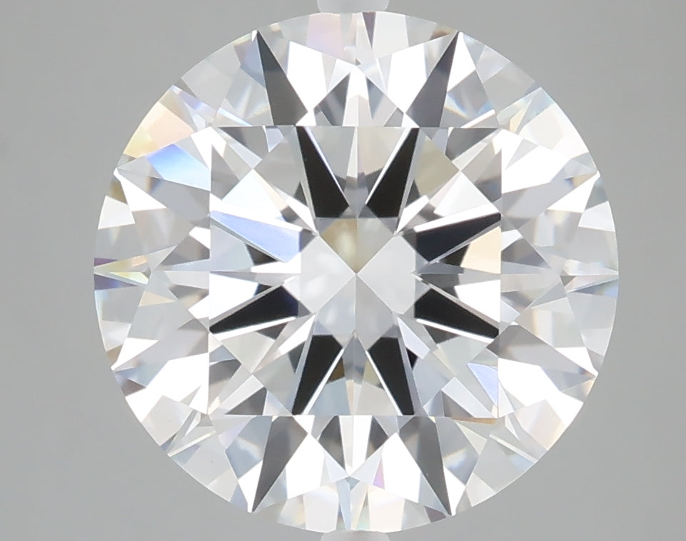 5.03 carat round lab grown diamond E color VVS2 clarity