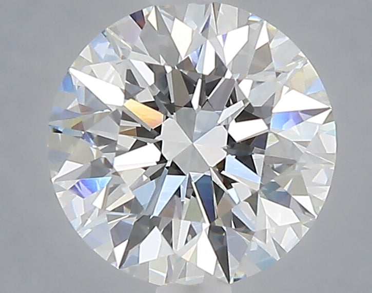 2.07 carat round lab grown diamond E color VVS2 clarity