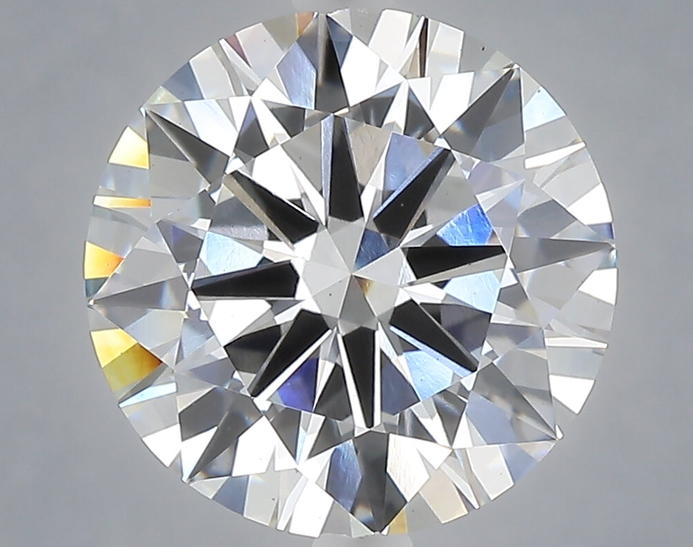 5.02 carat round lab grown diamond E color VS2 clarity