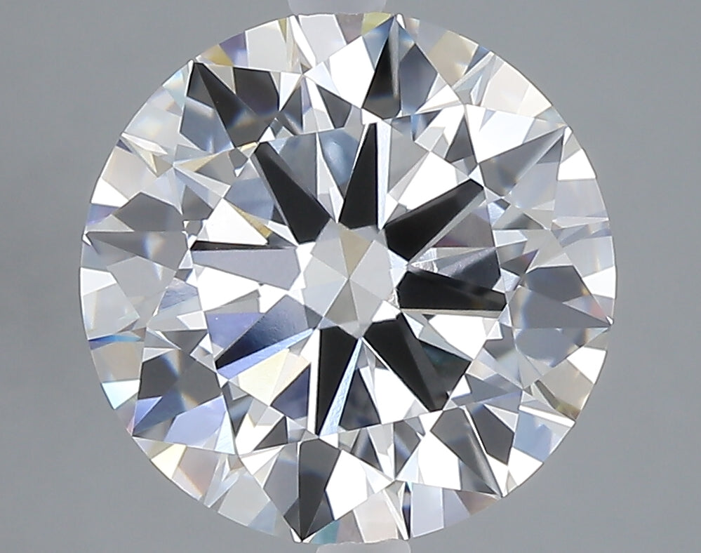 5.01 carat round lab grown diamond E color VVS2 clarity