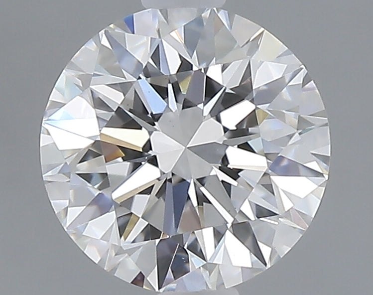 1.21 carat round lab grown diamond D color VVS2 clarity