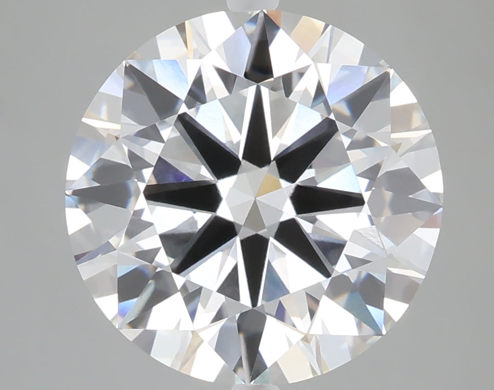 5.01 carat round lab grown diamond E color VVS2 clarity