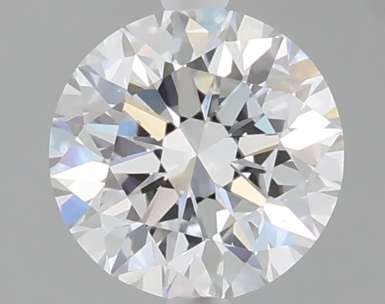1.05 carat round lab grown diamond D color VVS2 clarity
