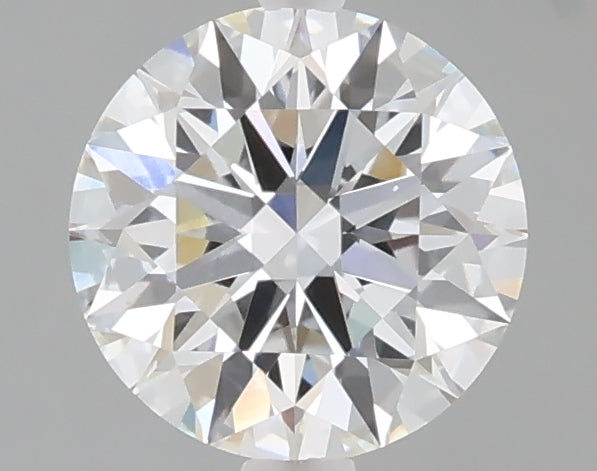 1.24 carat round lab grown diamond E color VVS2 clarity