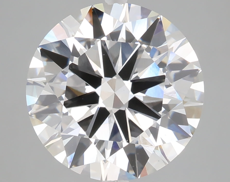 5.00 carat round lab grown diamond E color VS1 clarity