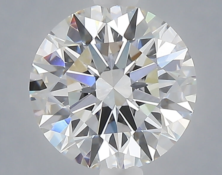 2.05 carat round lab grown diamond E color VVS2 clarity