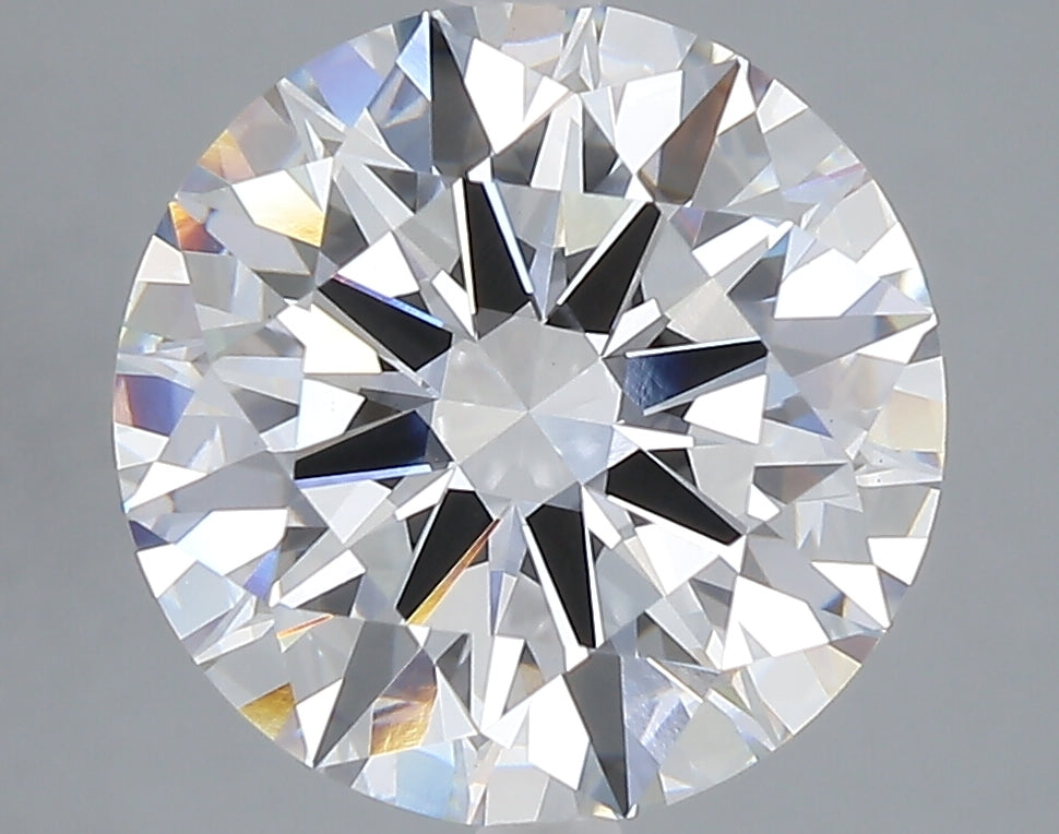 5.01 carat round lab grown diamond E color VS1 clarity