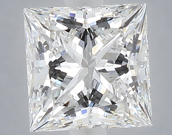 2.10 carat princess lab grown diamond E color VVS2 clarity