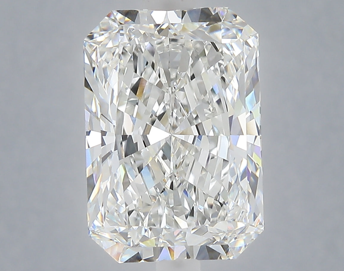 5.07 carat radiant lab grown diamond F color VVS2 clarity