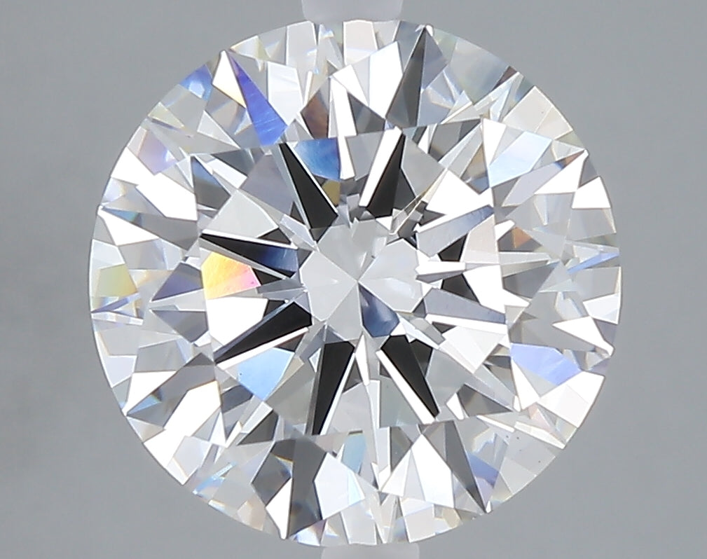 5.01 carat round lab grown diamond E color VS1 clarity