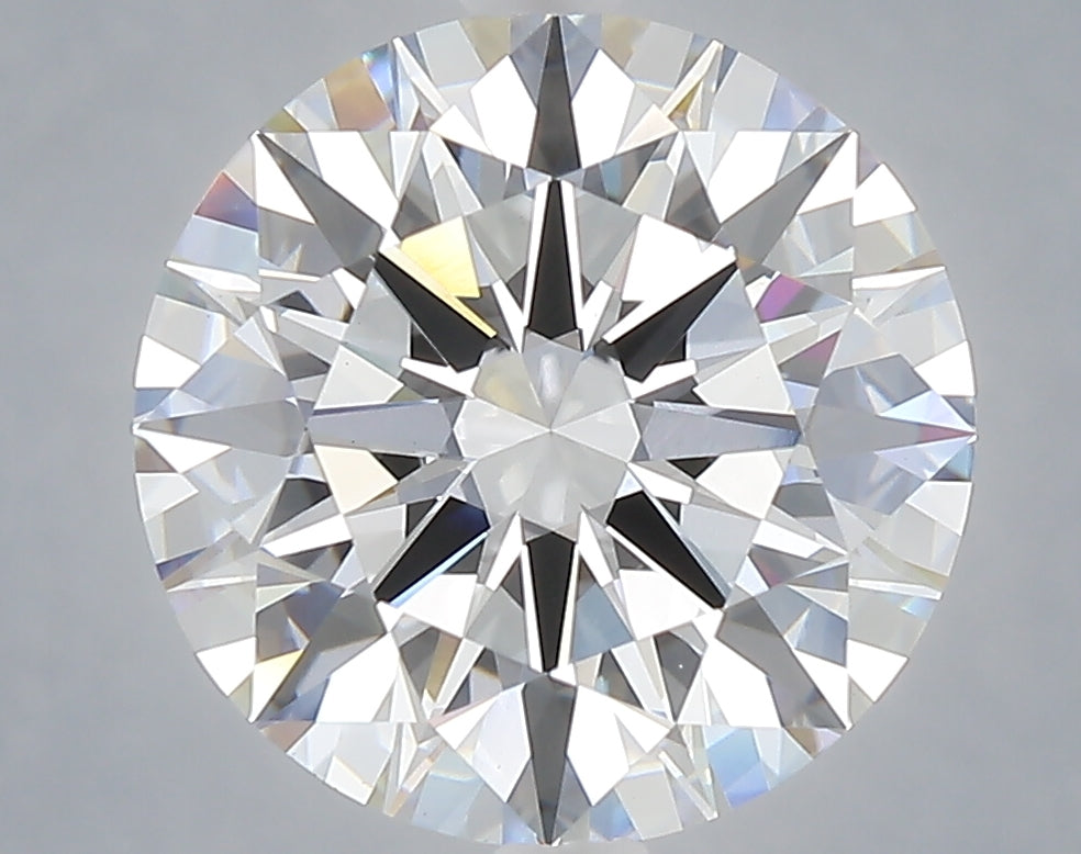 5.10 carat round lab grown diamond E color VVS2 clarity
