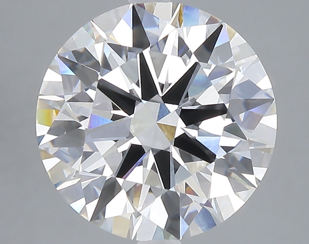 5.07 carat round lab grown diamond E color VVS2 clarity
