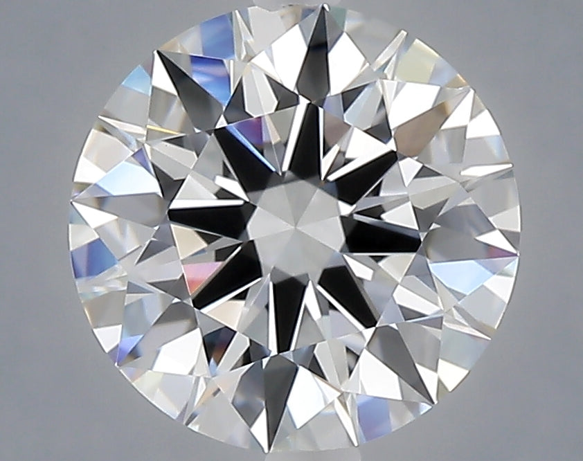 3.03 carat round lab grown diamond F color VS1 clarity