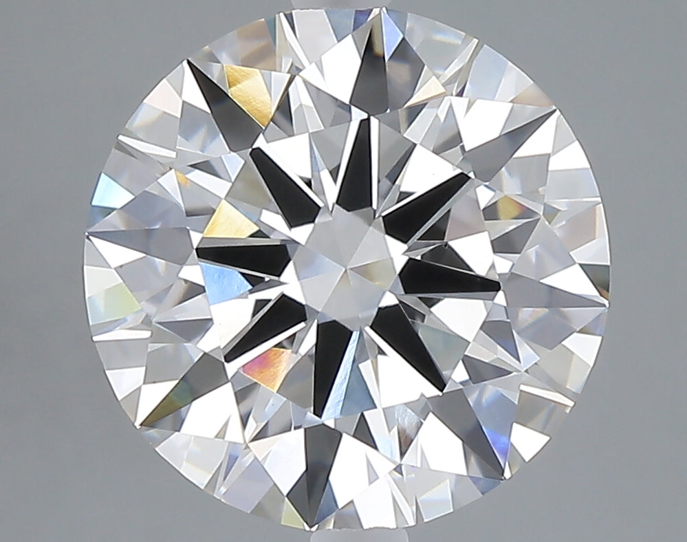 5.01 carat round lab grown diamond E color VS1 clarity