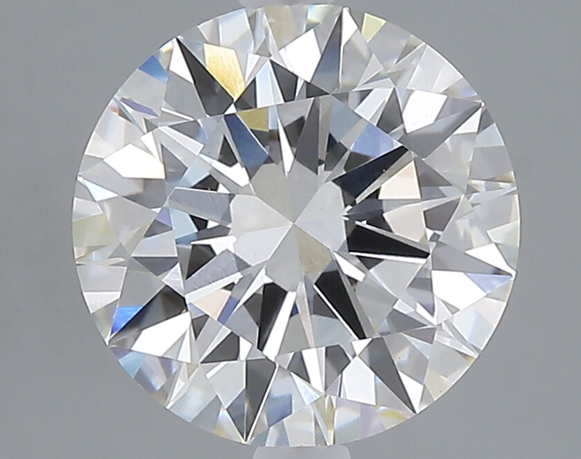 3.03 carat round lab grown diamond F color VS1 clarity