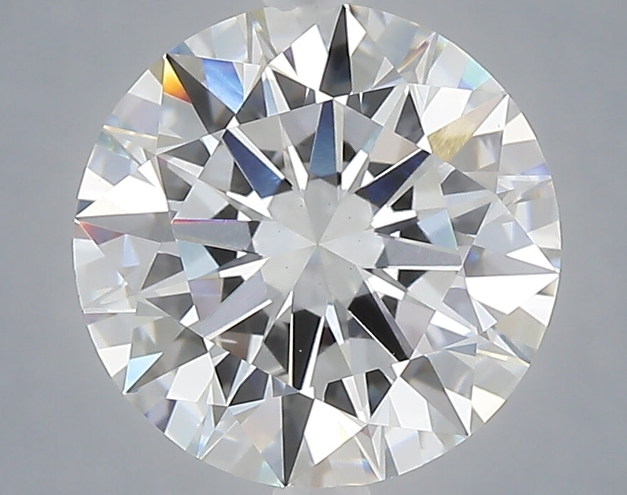 3.51 carat round lab grown diamond F color VS1 clarity