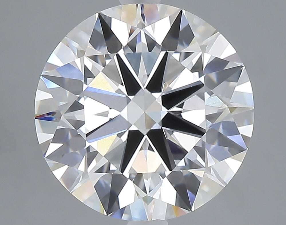 5.05 carat round lab grown diamond E color VVS2 clarity