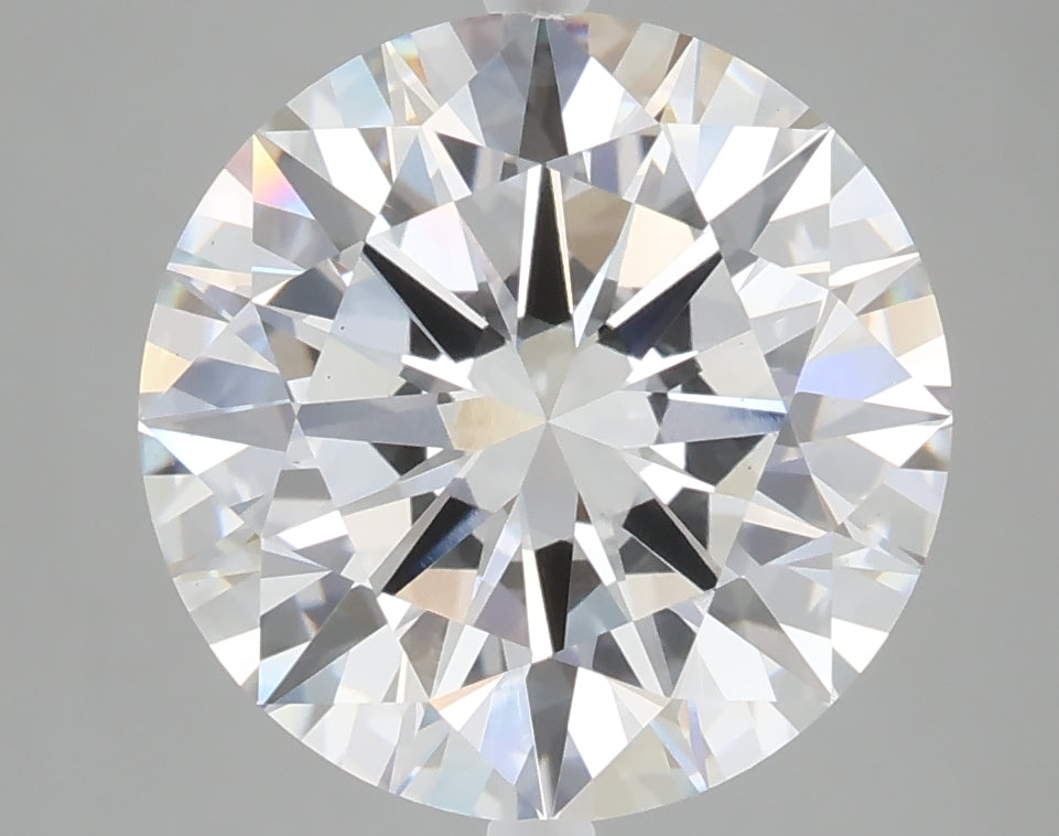 5.08 carat round lab grown diamond F color VS1 clarity