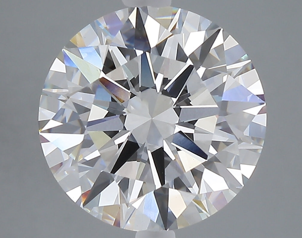 5.00 carat round lab grown diamond E color VVS2 clarity