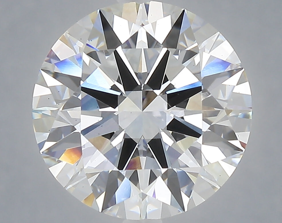 5.09 carat round lab grown diamond E color VS1 clarity