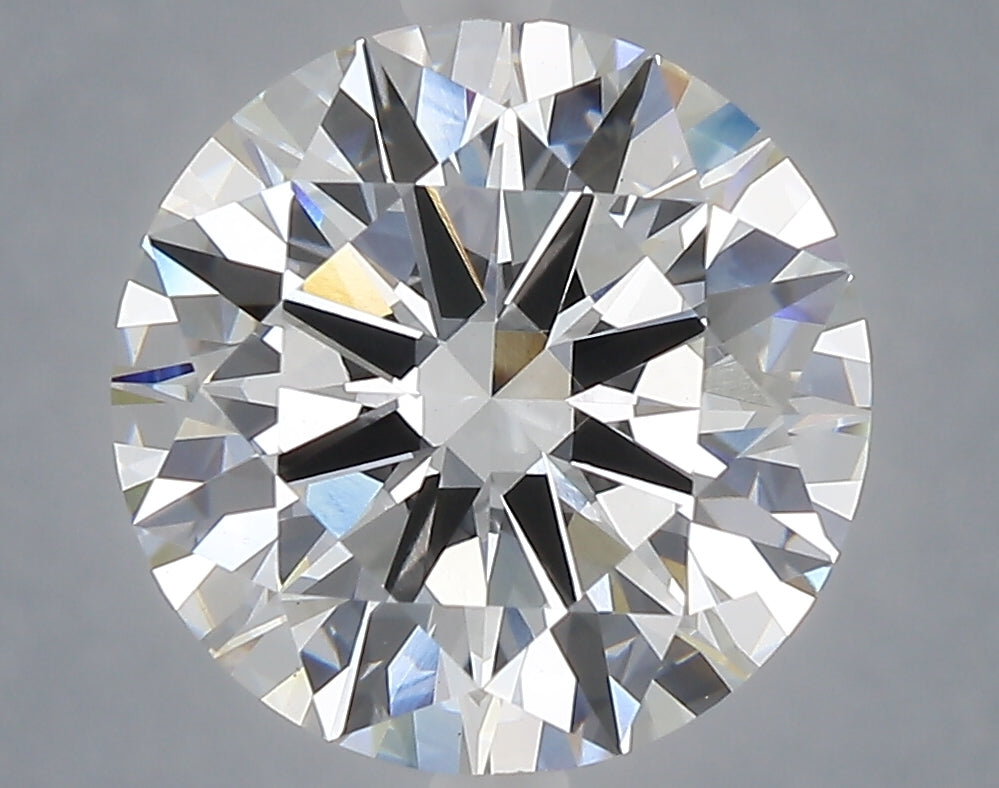 5.05 carat round lab grown diamond E color VS1 clarity