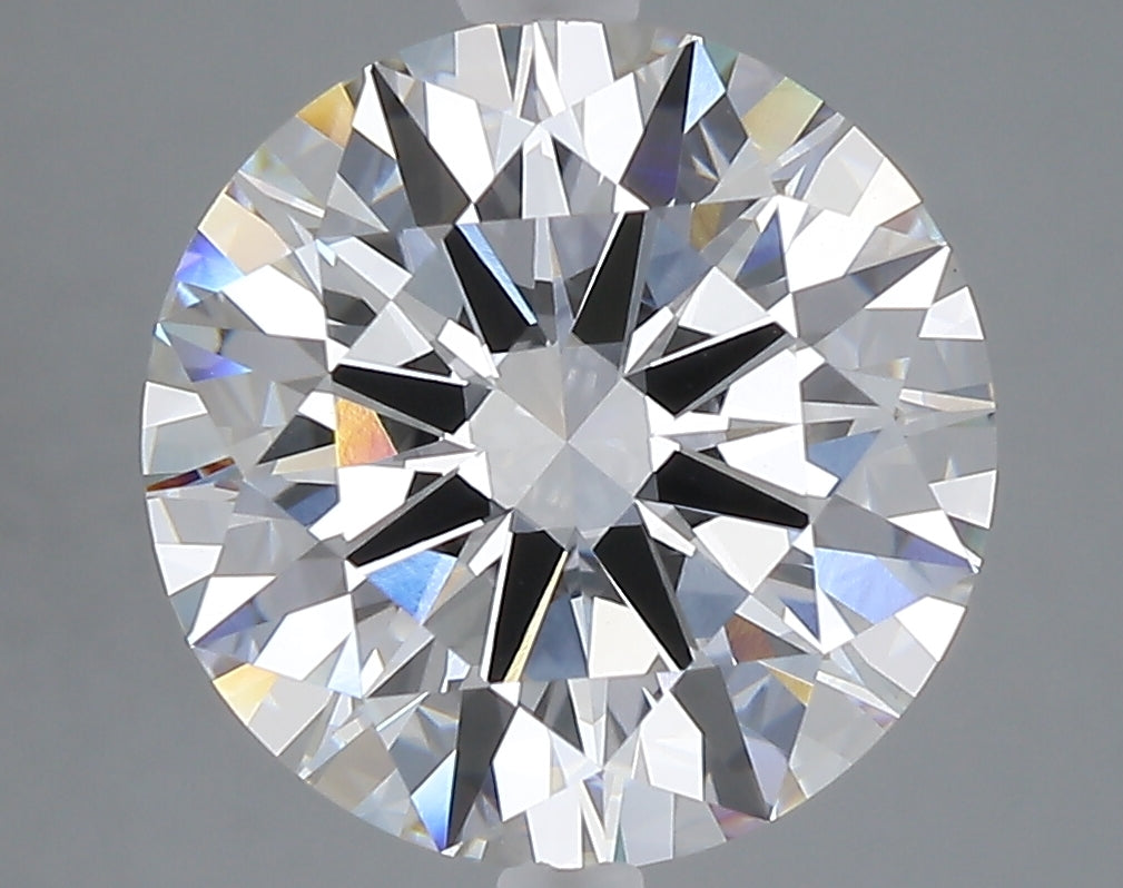 5.08 carat round lab grown diamond E color VVS2 clarity