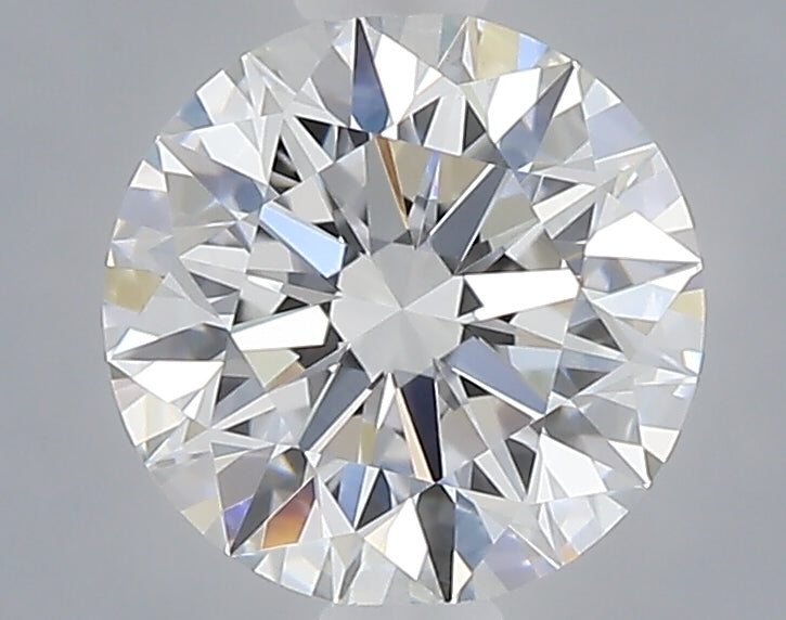 1.07 carat round lab grown diamond D color VVS2 clarity