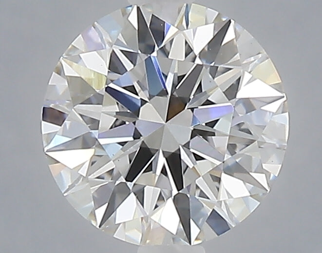 1.51 carat round lab grown diamond F color VVS2 clarity