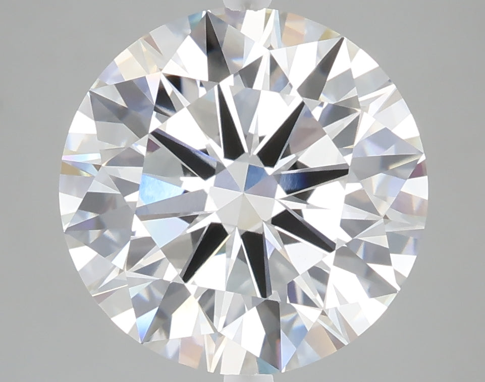 5.03 carat round lab grown diamond F color VVS2 clarity