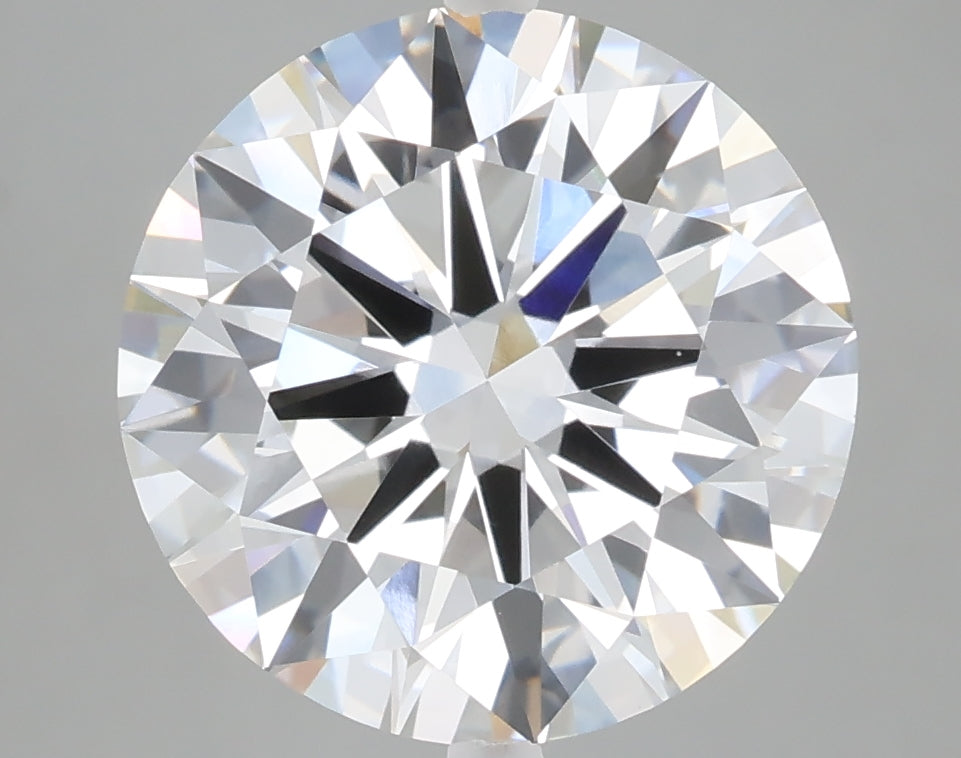 5.10 carat round lab grown diamond E color VVS2 clarity