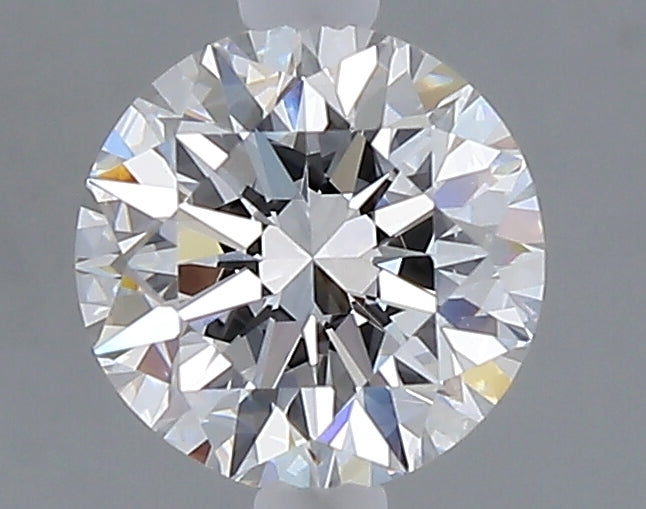 1.23 carat round lab grown diamond D color VVS2 clarity