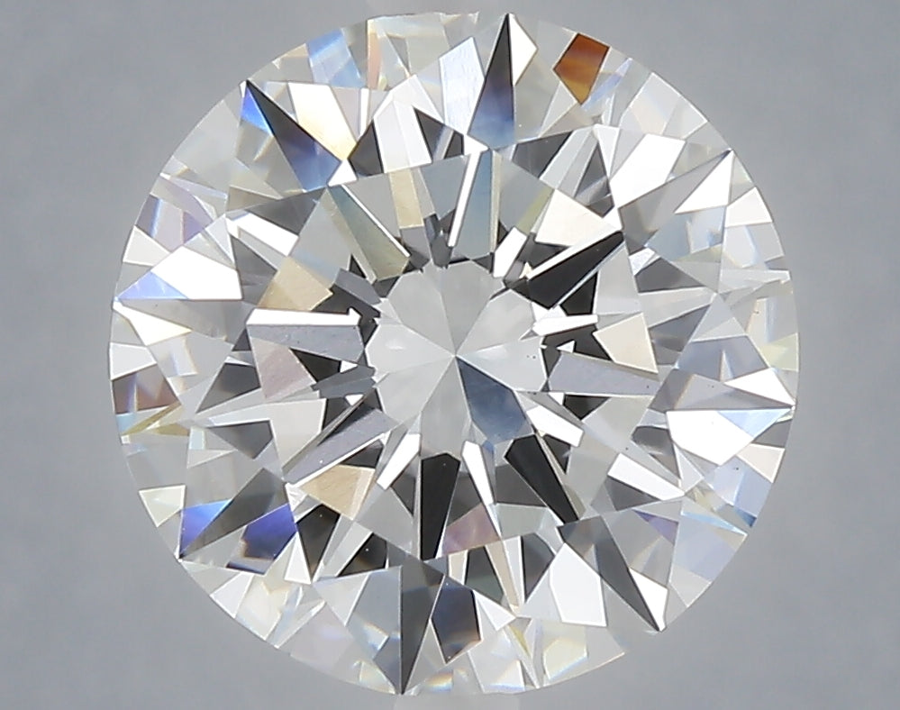 5.07 carat round lab grown diamond E color VS1 clarity