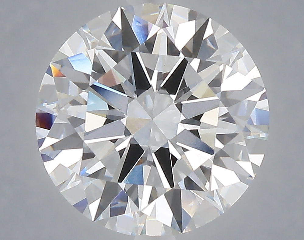 5.21 carat round lab grown diamond E color VS1 clarity