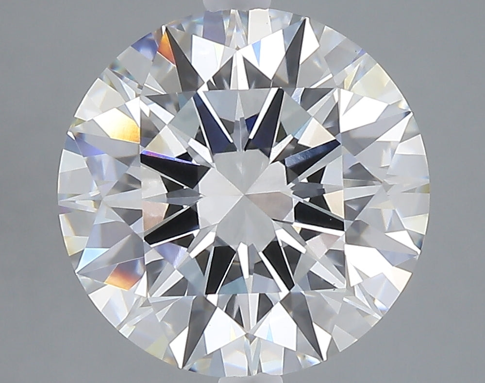 5.03 carat round lab grown diamond F color VS1 clarity