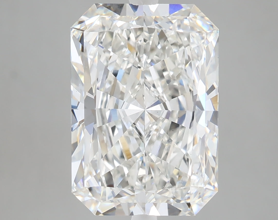 5.08 carat radiant lab grown diamond E color VS1 clarity